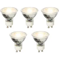 LUEDD Set van 5 GU10 dimbare LED lamp 4W 300 lm 2700K