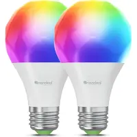 Nanoleaf Smart lamp E27 | Peer A60 | Mat | RGB + 2700-6500K | WiFi | 9W | 2 stuks
