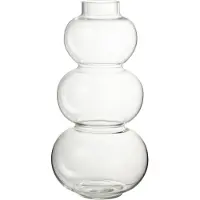 J-Line Vaas bol glas transparant large