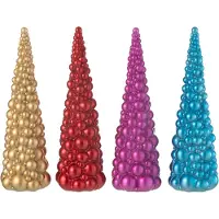 J-Line Ballen kerstboom resine mix large assortiment van 4