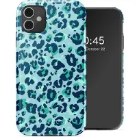 Selencia Vivid Backcover voor de Apple iPhone 11 - Wild Spots Light Blue
