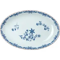 Rörstrand Ostindia Ovale Serveerschaal 33 x 22 Cm - Schalen Porselein Blue - 1012337