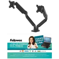 Fellowes Dubbele beeldschermstandaard Platinum Series - Grijs