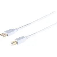 S-Impuls USB-A - USB-B kabel | USB2.0 | 2,5W | wit | 3 meter