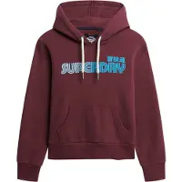 Superdry Sweatshirt lichtblauw / bourgogne