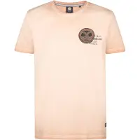 Petrol Industries Shirt 'Ponce' beige / bloedrood