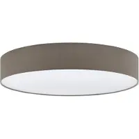 Eglo Plafondlamp PASTERI Deckenlampe, Stahl und Textil, E27, IP20, Wohnzimmerlampe