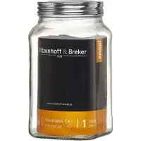 Ritzenhoff & Breker # 4x voorraadglas "VIO", hoekig, 1,4 liter