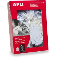 APLI Label karton nr 390 22x35mm wit 500 stuks