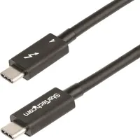 StarTech.com 50cm Thunderbolt 4 Kabel, 40Gbps, 100W PD, 4K/8K Video, Intel-Certified Thunderbolt Kabel, Compatibel met USB4/Thunderbolt 3/USB 3.2/USB Type-C/DisplayPort