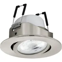 Eglo Smart Inbouwspot | Saliceto-Z | Ø 8.8 cm | RGB + 2700-6500K | 4.7W | Nikkel