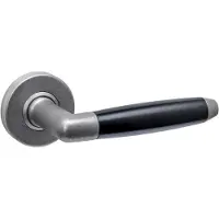 Intersteel Deurklink Combinatie rond RVS getrommeld