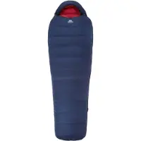 Mountain Equipment Helium 400 Slaapzak Blauw Dames || Maat: Long - Rits Links