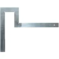 Format Flenswinkelhaak 400x400mm verzinkt
