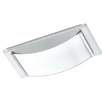 Eglo Batholino Wasao 1 - Wand/Plafondlamp - 1 Lichts - Chroom - Wit