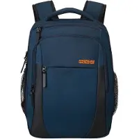 American Tourister Rugzak 'Urban' donkerblauw / oranje / zwart