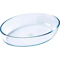 Pyrex - Iconic's Ovenschaal Ovaal 3,1 liter - Transparant - Borosilicaatglas