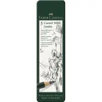 Faber-Castell grafietpotlood set - serie 9000 Jumbo - bliketui a 5 stuks - FC-119305