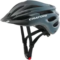 Cratoni Pacer JR, fietshelm, mat zwart/grijs