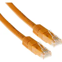 Intronics IB1502, 2 meter, Cat6, RJ-45 connector, RJ-45 connector, oranje