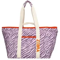 Zebra trends Strandtas Elise Lila Zebra