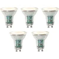 LUEDD Set van 5 GU10 LED lamp schemersensor 3W 200 lm 2700K