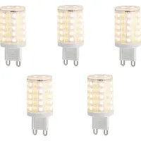 Luumr Set van 5 slimme G9 dimbare LED lampen helder 2,5W 250 lm 2700-6500K Zigbee