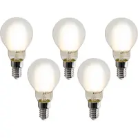 Luumr Set van 5 Slimme E14 LED Lampen P45 Mat 4.2W 470 lm 2700-6500K