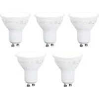 Luumr Set van 5 slimme GU10 50mm dimbare LED-lampen opaal 7W 630 lm 2700K