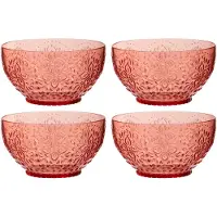 J-Line Doos 4 kommen plastic rood
