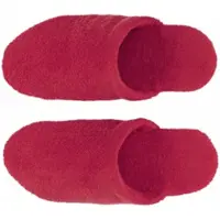 Abyss & Habidecor Badstof Badslipper Alex Viva Magenta-Schoenmaat 40 - 43