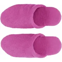 Abyss & Habidecor Badstof Badslipper Alex Happy Pink-Schoenmaat 35 - 38