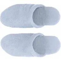 Abyss & Habidecor Badstof Badslipper Alex Powder Blue-Schoenmaat 43 - 46