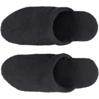 Abyss & Habidecor Badstof Badslipper Alex Black-Schoenmaat 35 - 38