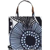 Marimekko Siirtolapuutarha tas 43x44 cm White-yellow-orange-light blue