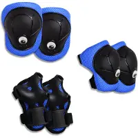 Crazy Safety , beschermset, junior, blauw