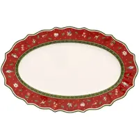 Villeroy & Boch Toy's Delight serveerschaal M 23,5x38 cm Wit-rood
