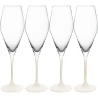 Villeroy & Boch Manufacture Rock champagneglas 26 cl 4-pack Helder-wit