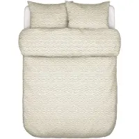 Marc O'Polo Dekbedovertrek Harpa Oatmeal Satijn-200 x 200 / 220 cm | 2-Persoons