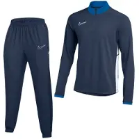 Nike Academy 25 Trainingspak 1/4-Zip Kids Donkerblauw Blauw Wit