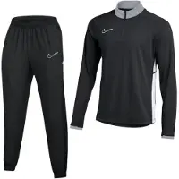 Nike Academy 25 Trainingspak 1/4-Zip Kids Zwart Grijs Wit