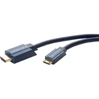 ClickTronic Mini-HDMI adapter cable with Ethernet 2 m