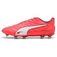 Puma Voetbalschoen 'King Pro' watermeloen rood / zwart / wit