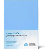 Eterea Cosmesi Naturale etérea Jersey Hoeslaken 60x120 - 70x140 cm Oekotex Made in Green - 100% katoen - Lichtblauw
