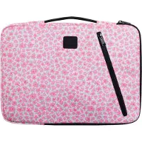 Exacompta laptophoes Sleeve 13-14 inch Liberty, gewatteerd, hoekbescherming, oprolbaar handvat, voorvak, gerecycled