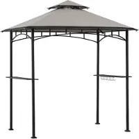 Sunjoy BBQ overkapping grijs 244x152cm
