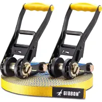 GIBBON - Flowline Treewear Set 20 m, geel/blauw