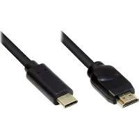 GOOD CONNECTIONS USB-C naar HDMI 4K 60Hz actieve kabel / zwart - 5 meter