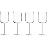 LSA International Witte Wijnglas L.S.A. Borough 380 ml (4-Delig)