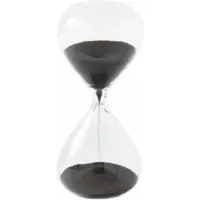 Pols Potten Ornament Sandglass Ball Black XS